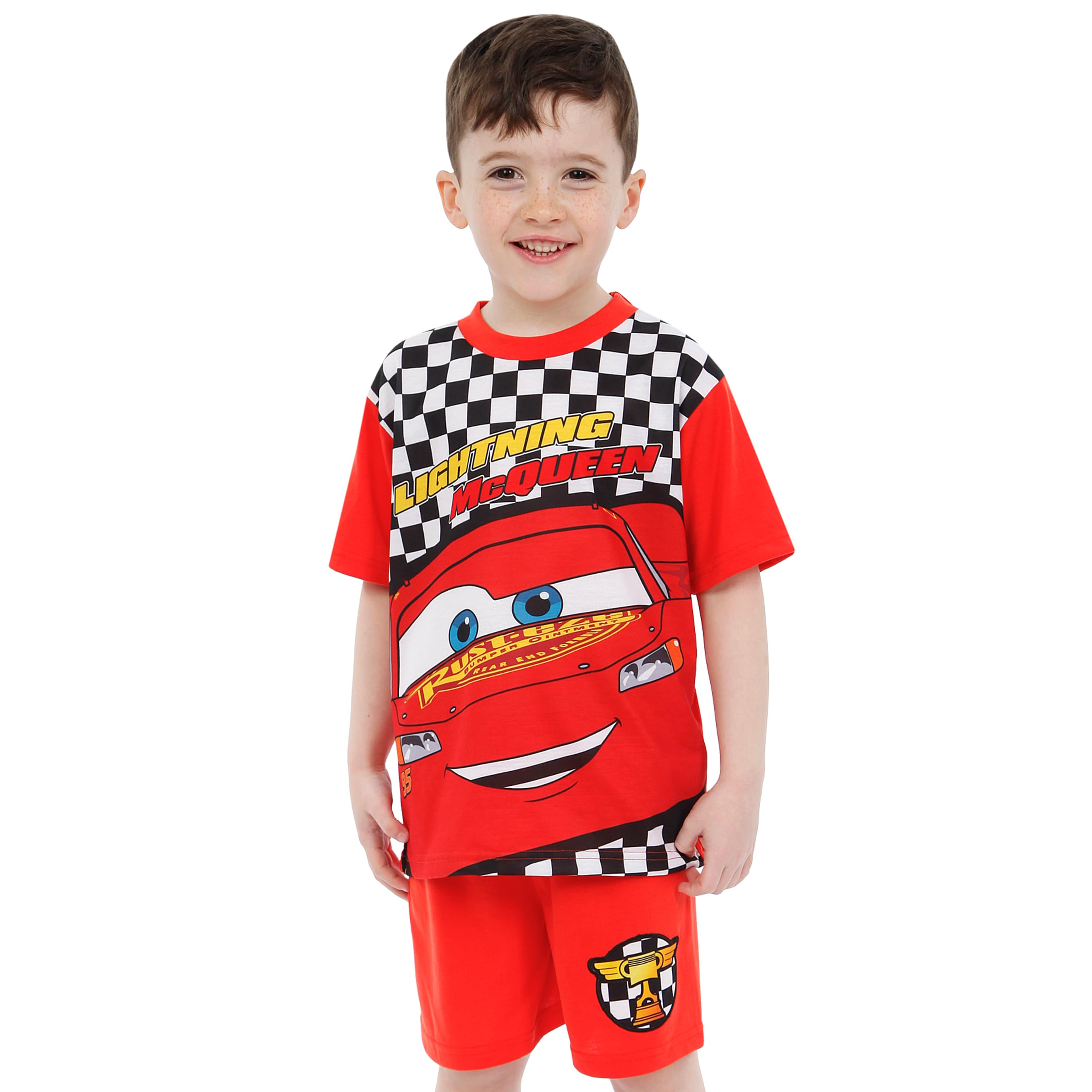 Disney Cars Pijama Niño Verano | Pijama Chico Rayo Mcqueen | Pijamas para Ninos