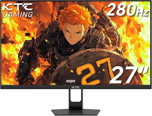 Miniatura 13 de KTC Monitor para juegos de 27 pulgadas, monitor 2K QHD 2560 x 1440, hasta 210Hz y 1ms, altavoces integrados, sincronización adaptativa, HDR400, 131%