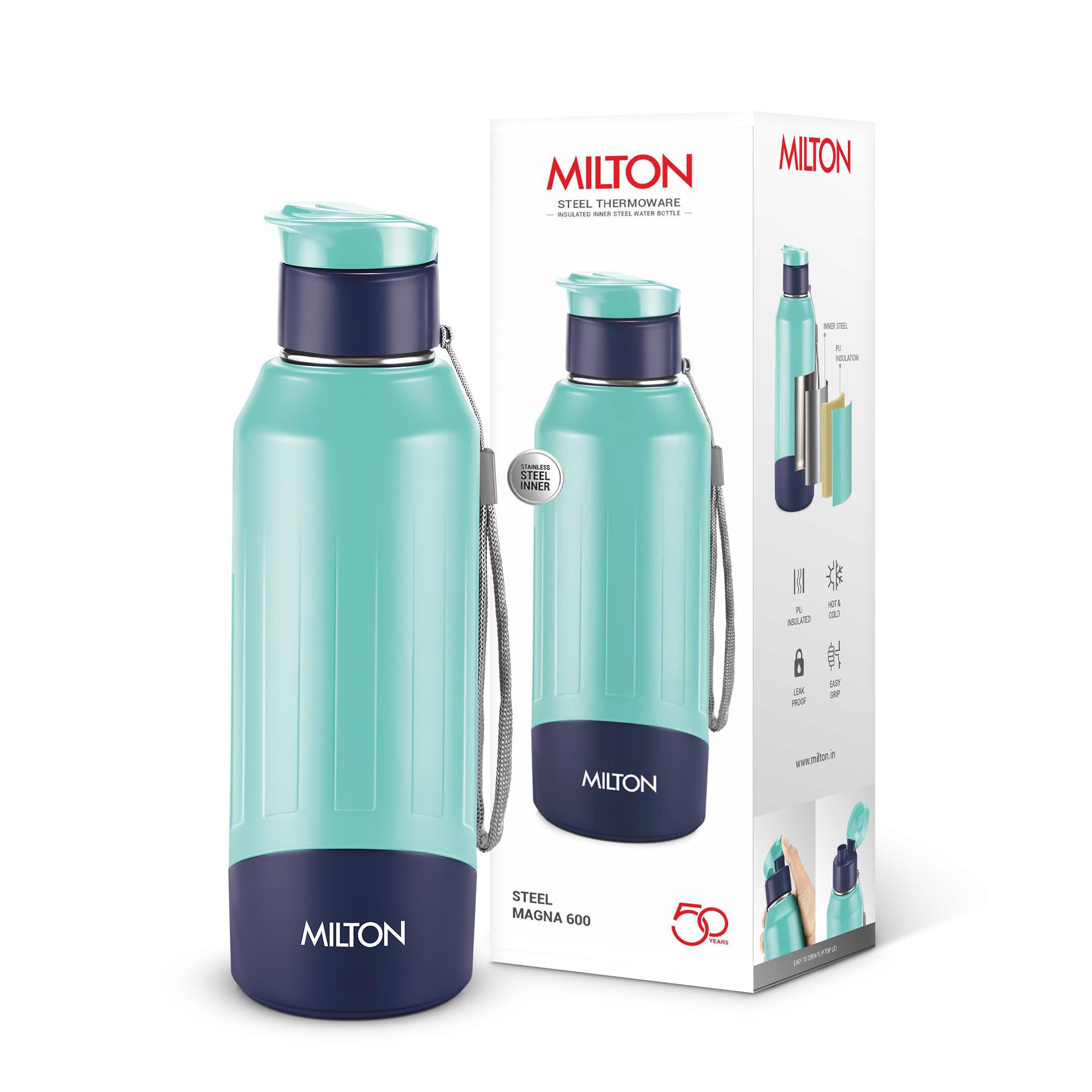 Milton Steel Thermoware - Hot & Cold Water Bottle -11 Milton Steel Thermoware - Hot & Cold Water Bottle -11