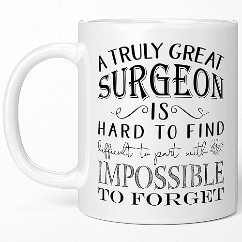 Miniatura 9 de Sweet & Salty Regalos de cirujano para hombres y mujeres  A Truly Great Surgeon is Hard to Find Taza de café, la mejor idea de agradecimiento de