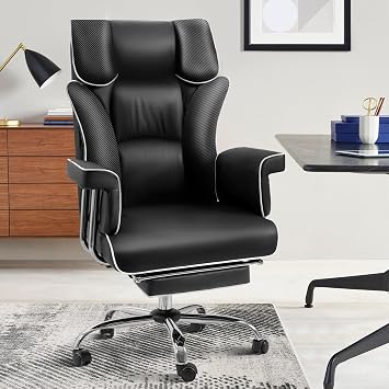 Alebert Office Chair, Desk Chair, Gaming Chair, High Back Chair, Work Chair, Computer Chair, Office Chair, President Chair, Office Chair, Home Work Chair, Study Chair, Silent Caster, 360° Rotation,