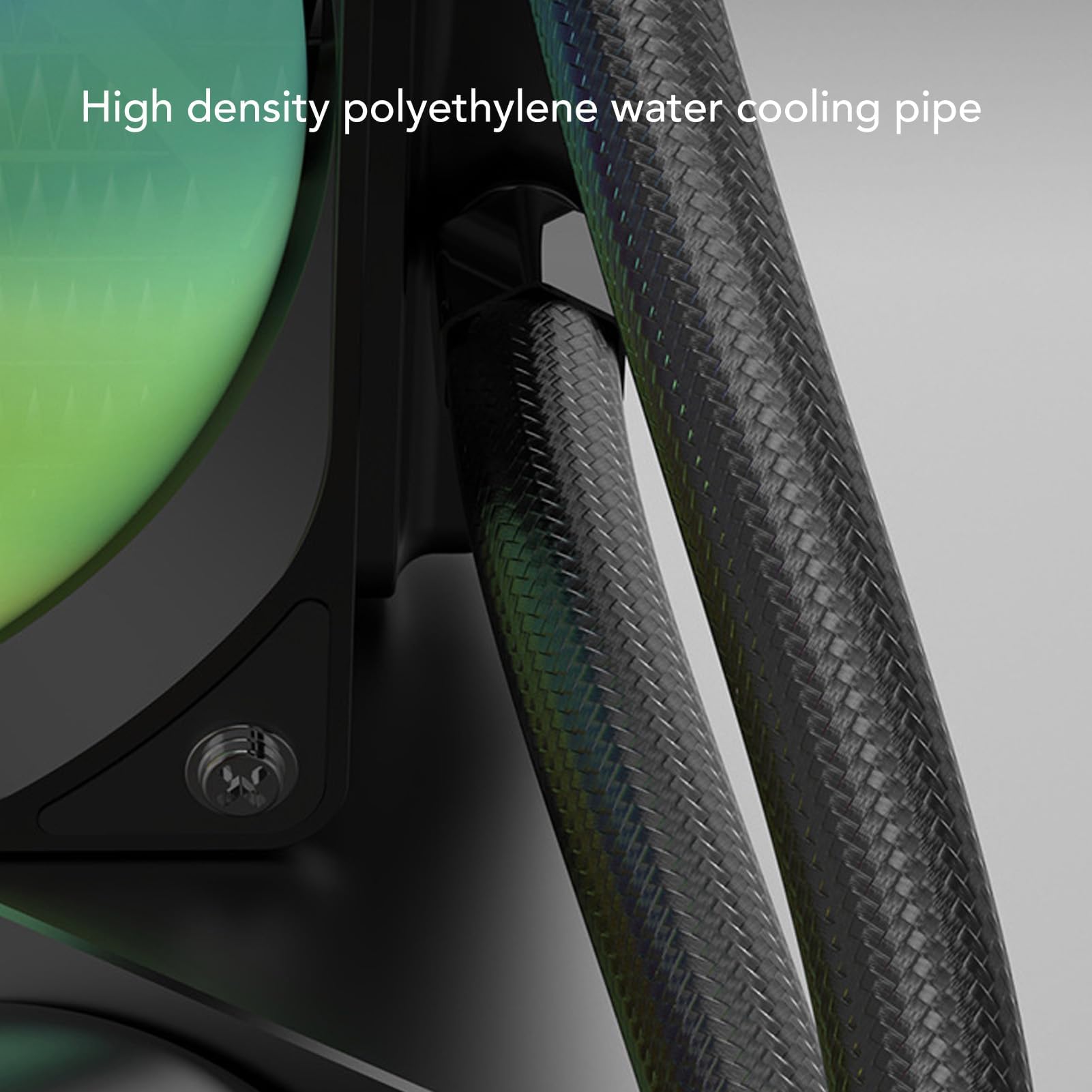 Ejoyous Chłodzenie Wodne Procesora AIO 360 Mm ARGB PWM z 3 Wentylatorami 120 Mm Cicha Pompa o Wysokiej Wydajności Poniżej 25 DBA dla LGA 1700/1200/AM5/AM4