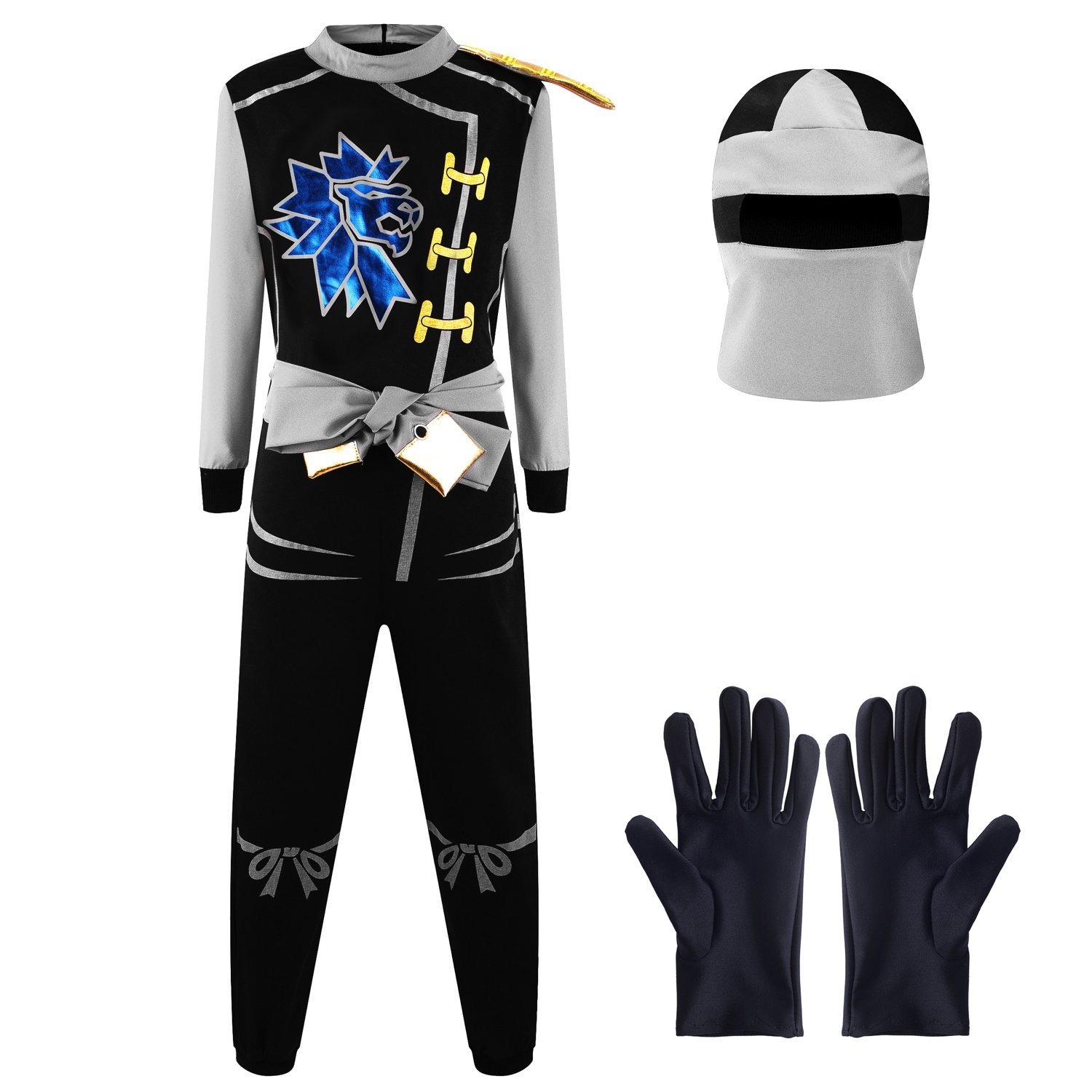 Katara 1771 (10+ models) Ninja Warrior Fancy Dress Outfit, Costume For Boys, For Children's Cosplay and Dress Up Party
