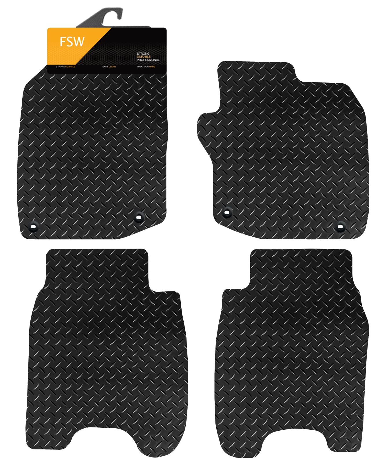 Driver Side Car Floor Mat For Honda Civic 1.6 Diesel 2013-2017 Tailored Fit - Budget Quality
