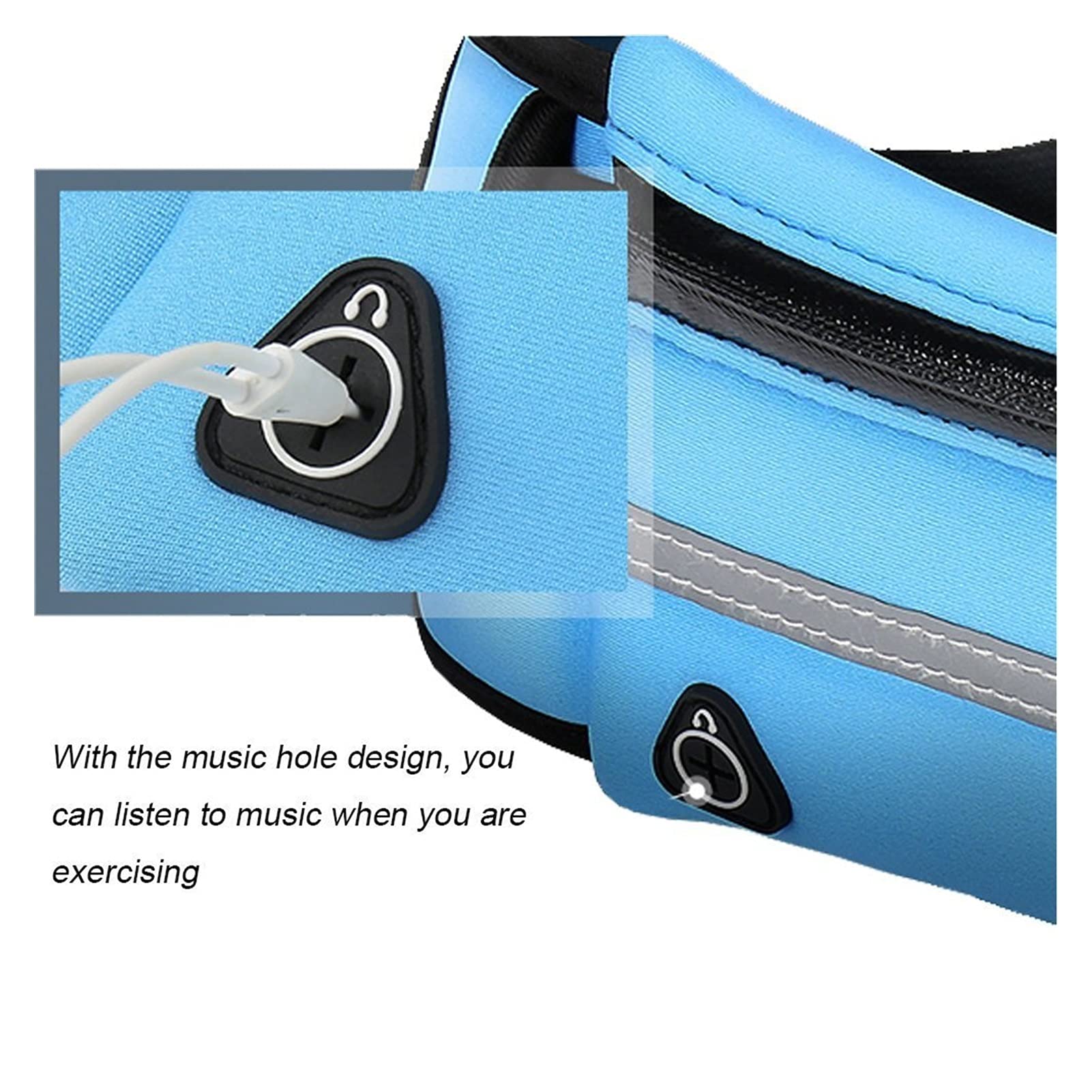 Taillenbeutelgürtel Männer Frauen Mode Sport Banana Beutel Geld Telefon auf Handy PUM Bag Weste Beutel Fanny Pack Farb Travel Accessoire