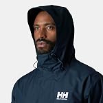 Helly Hansen Men's Seven J Waterproof Windproof Breathable Rain Coat Jacket