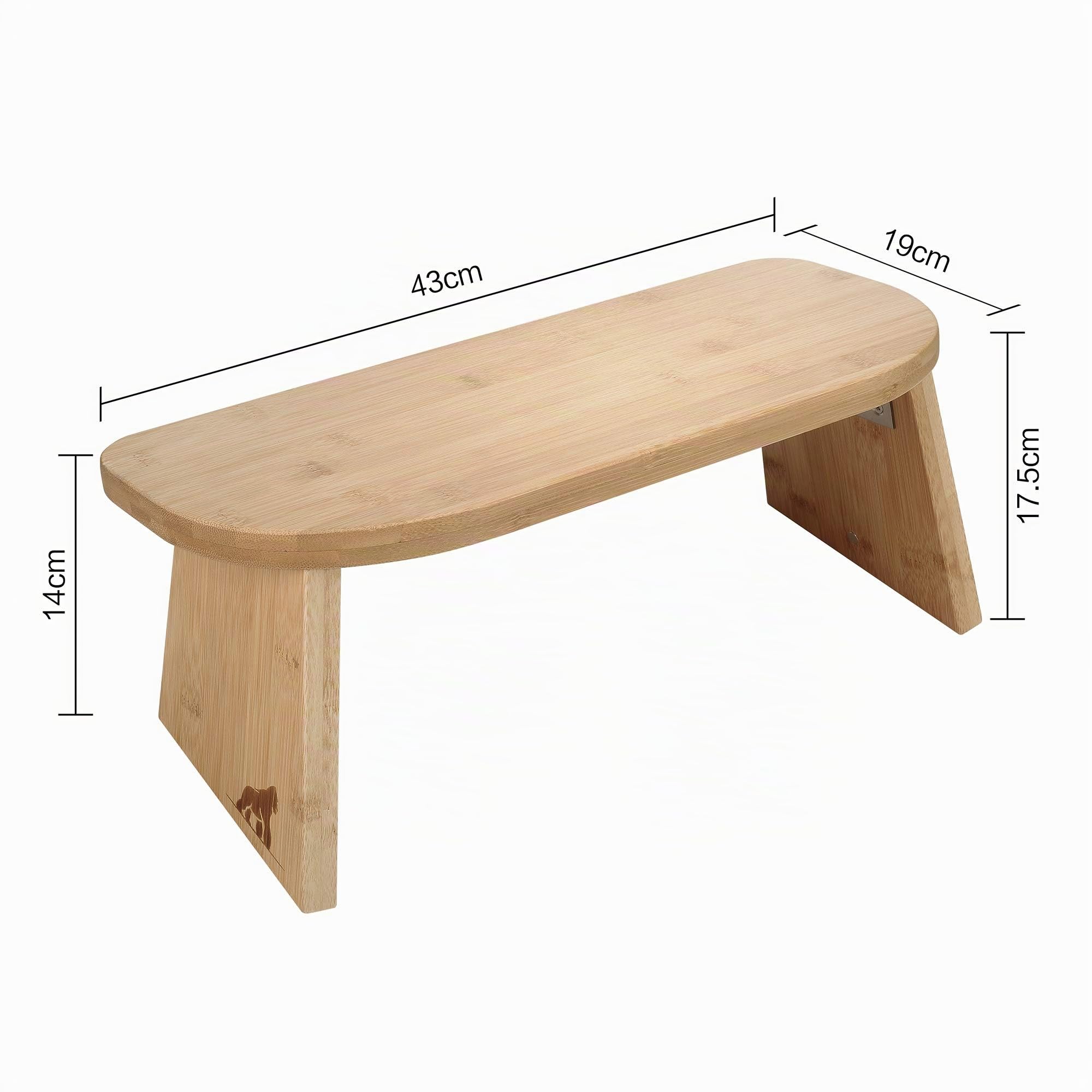 Banc de Méditation Bambou Pliable – Banc de Prière Catholique – Yoga Pliable Zabuton – Bambou Naturel