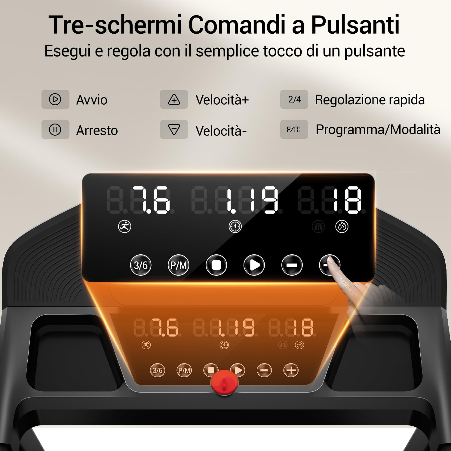 CURSOR Tapis Roulant Salvaspazio con Inclinazione 15%, Tapis Roulant Elettrico 12KM/H, Tapirulan Pieghevole da Casa con Motore da 3.0 HP e Display LED, Carico Massimo 136KG
