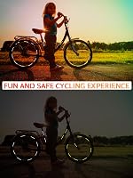 Hapoyxm Gyerek Kerékpár Állvány 12-20 Colos Alumínium Állítható Reflexcsíkokkal - Black, Fahrradständer Kinder 12 Zoll 6