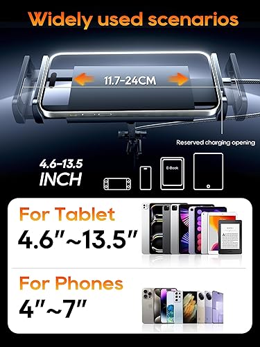 Miniatura 4 de Abrazadera para tableta (negro con luz, abrazadera para tabla)