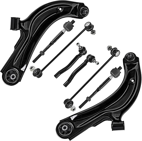 Miniatura 160 de Detroit Axle - Kit de suspensión frontal de 8 piezas para Chevy Aveo Aveo5 Pontiac G3 Wave Wave5 Suzuki Swift+ 2 brazos de control inferiores con