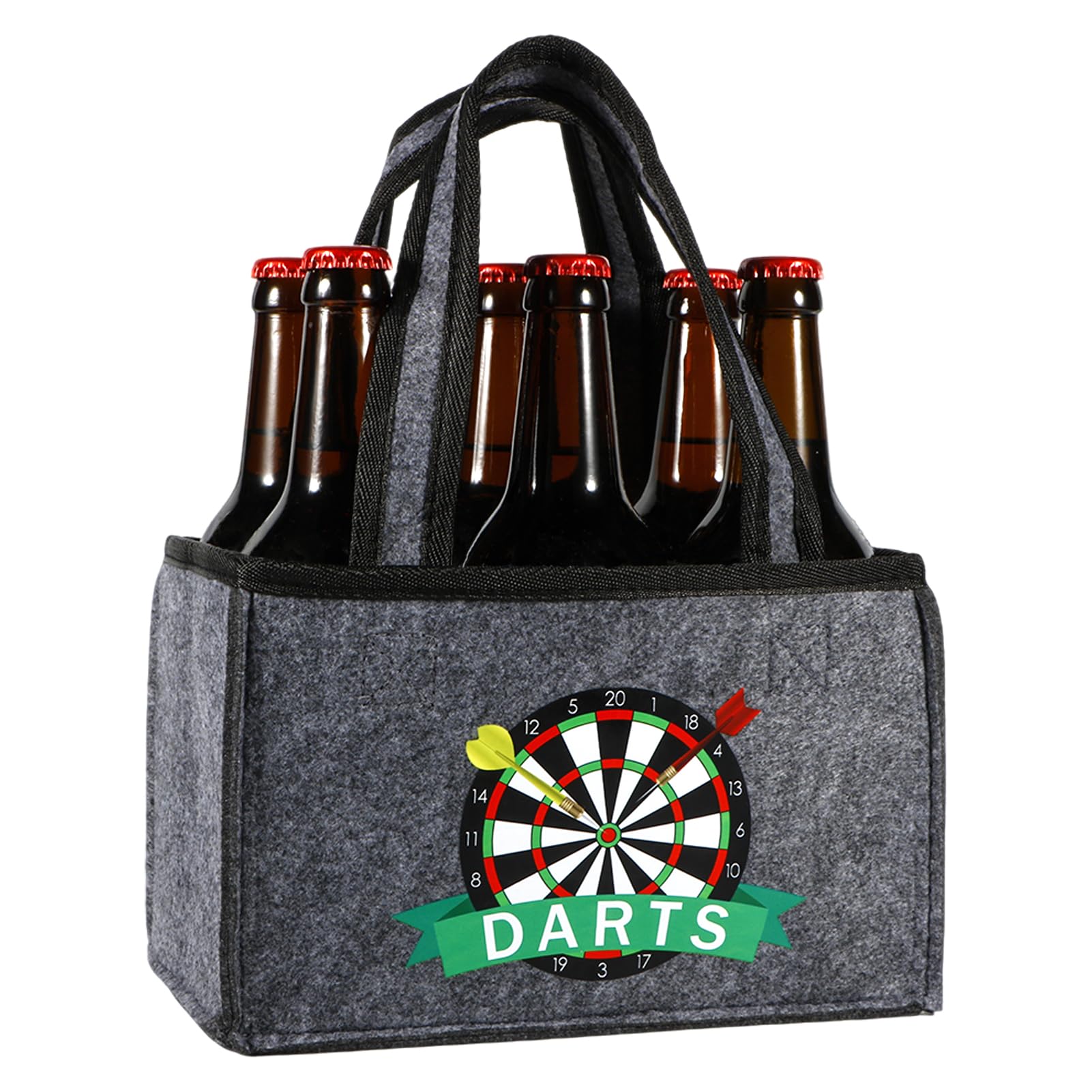 Anicy Weihnachten Geschenke Flaschentasche Filz, Lustige Geschenke für Männer und Frauen, Geburtstagsgeschenk für Männer und Frauen, Witzige Männergeschenke Männerhandtasche Bier