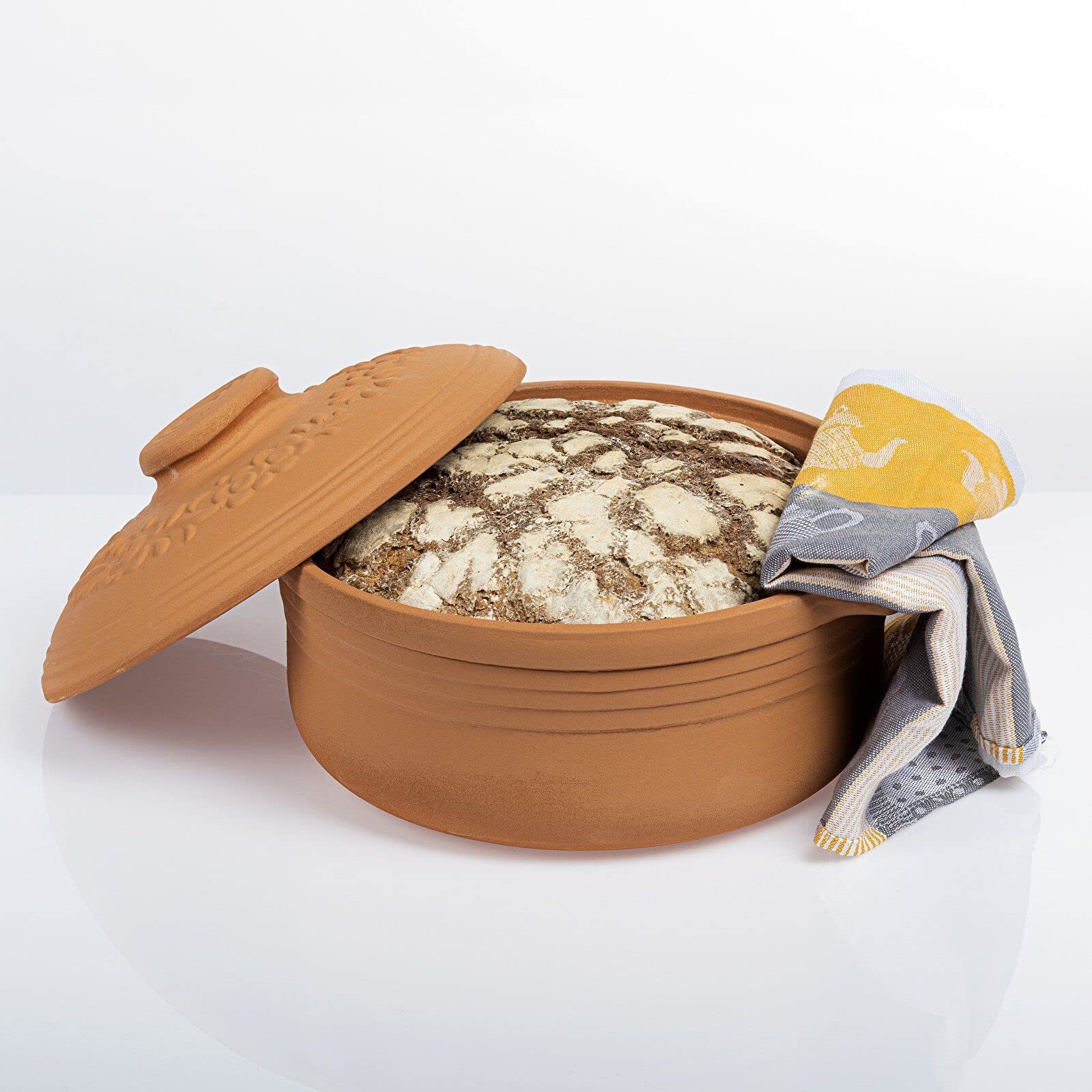 Plat de Cuisson en Argile 4L - Ustensiles de Cuisine en Argile