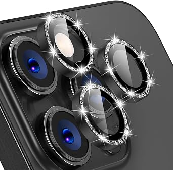 Tensea Camera Lens Protector Compatible for iPhone 16 Pro Max/16 Pro/14 Pro Max/14 Pro, Metal Aluminum Alloy Tempered Glass Cover Camera Screen Protector Accessories, Case Friendly
