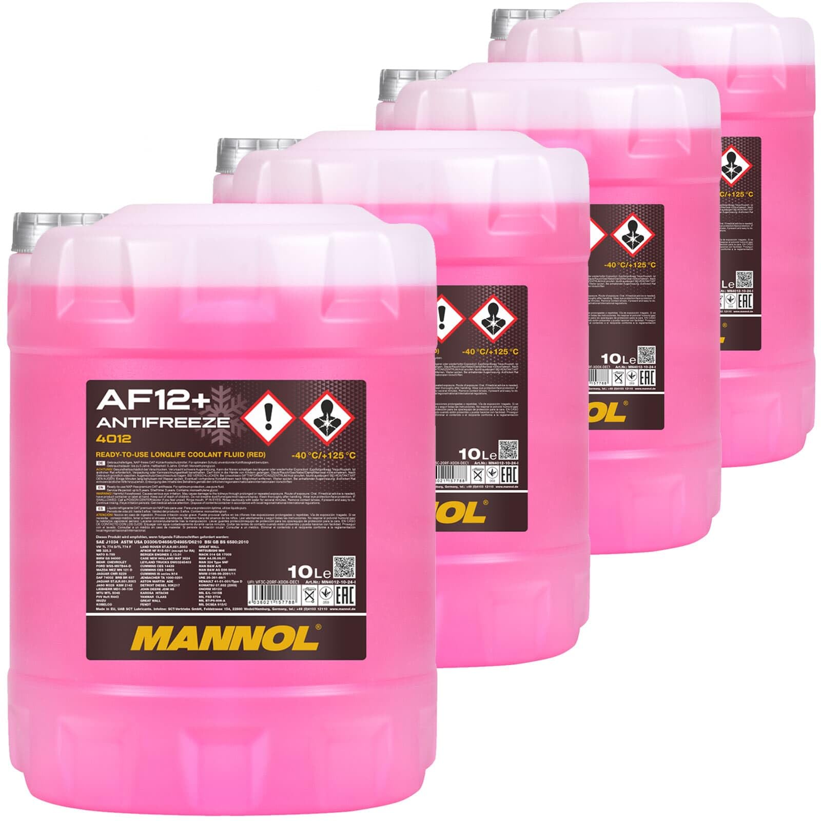 SCT Mannol 4x MN4012-10 Frostschutz (10 L)