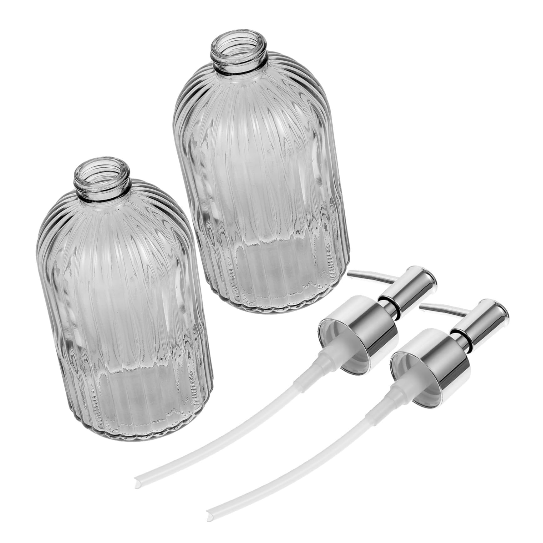 Flacon pompe rechargeable Healvian : lot de 2 bouteilles de lotion réutilisables et durables