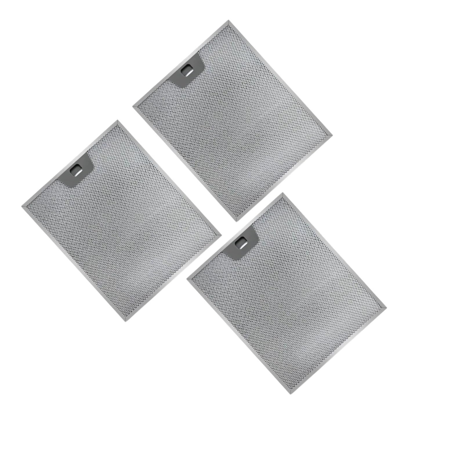 3 X Dunstabzugshauben-Fettfilter Aus Aluminium, Kompatibel Mit GE, JVW5361EJ1ES Mesh Kitchen Vent Gadget Ersatz-Dunstabzugshaubenfilter