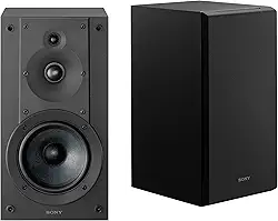Sony SSCS5M2 Sistema de alto-falante de estante de 3 vias com 3 drivers (par) - Preto