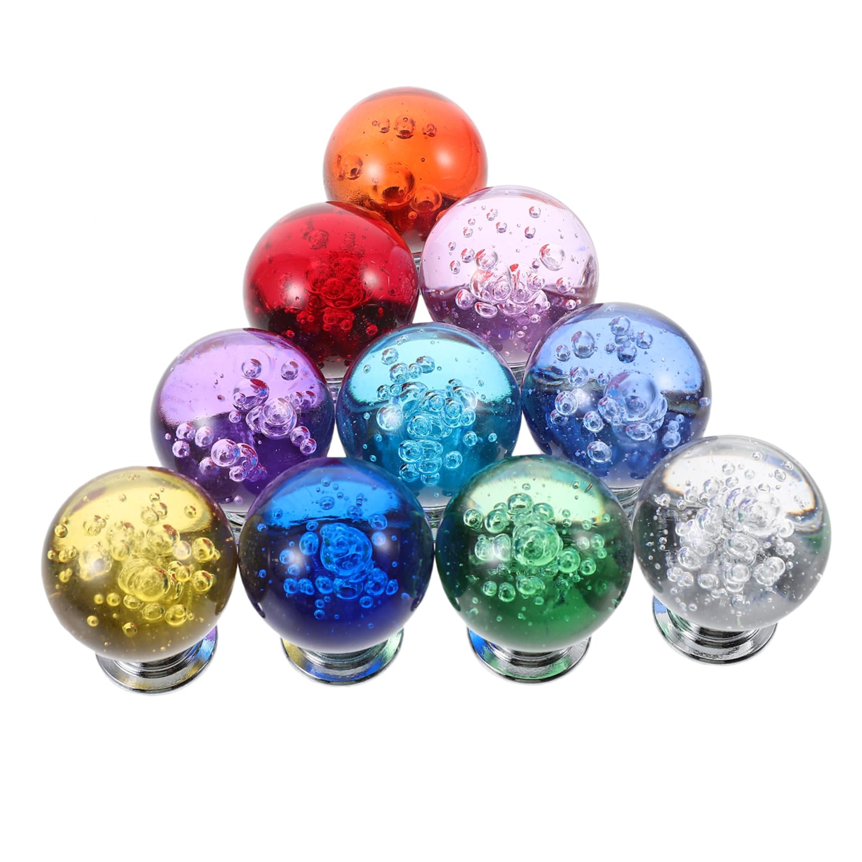 Poignées de tiroir cristal bulle pour illuminer votre cuisine et vos commodes