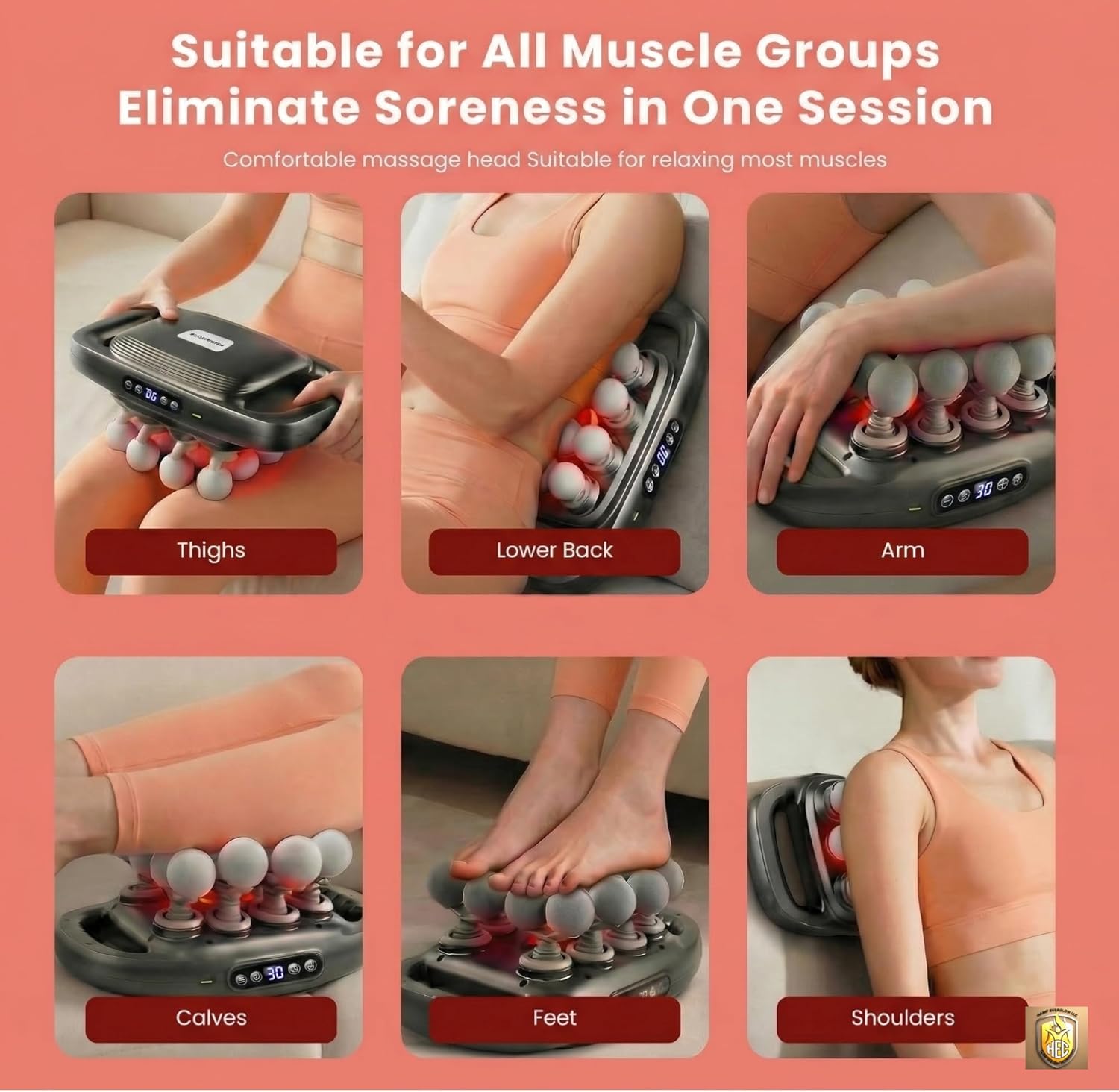 16 Head Massage Gun, Free Arthritis Gloves for Full Body Pain Relief, Percussion Massager for Back, Neck, Shoulders, Legs Feet,30 Speeds 3 Modes,Muscle Relief,Pain Relife