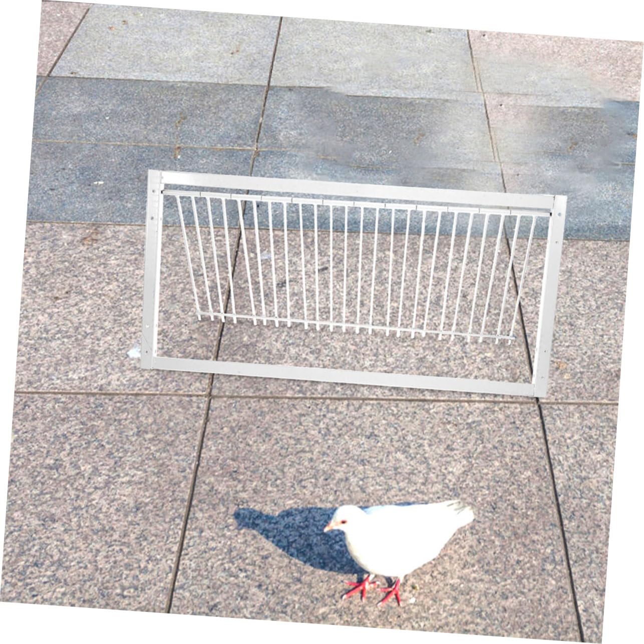 Porte de Cage pour Pigeon 2 Pièces en Fer Argenté Renforcée | Oiseaux, Accessoire de Cage, Usage Course et Entraînement, Sécurité Accrue, Lot 2 Pièces