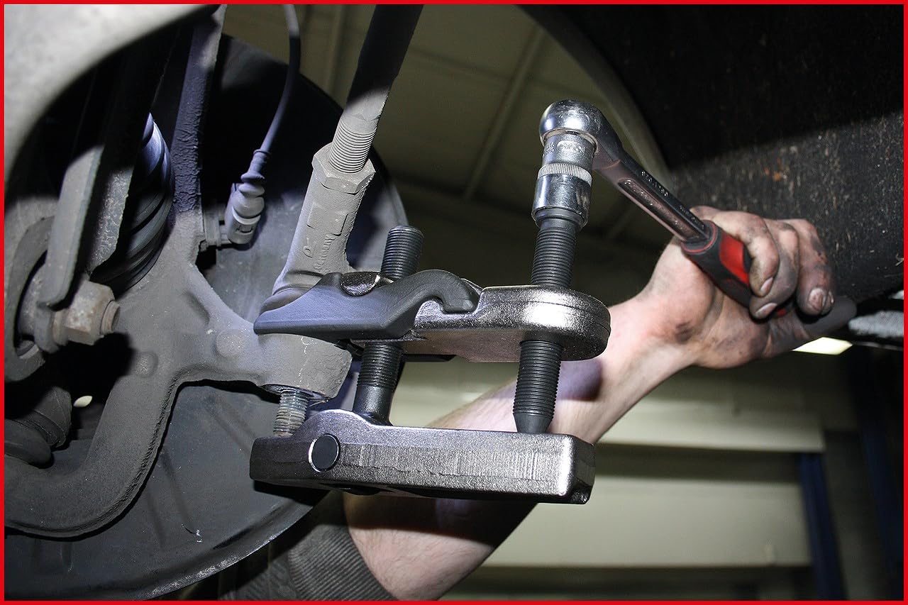 KS Tools 450.0970 Uniwersalny zestaw do wyciskania połączeń kulowych z wymiennymi widelcami, 7-szt