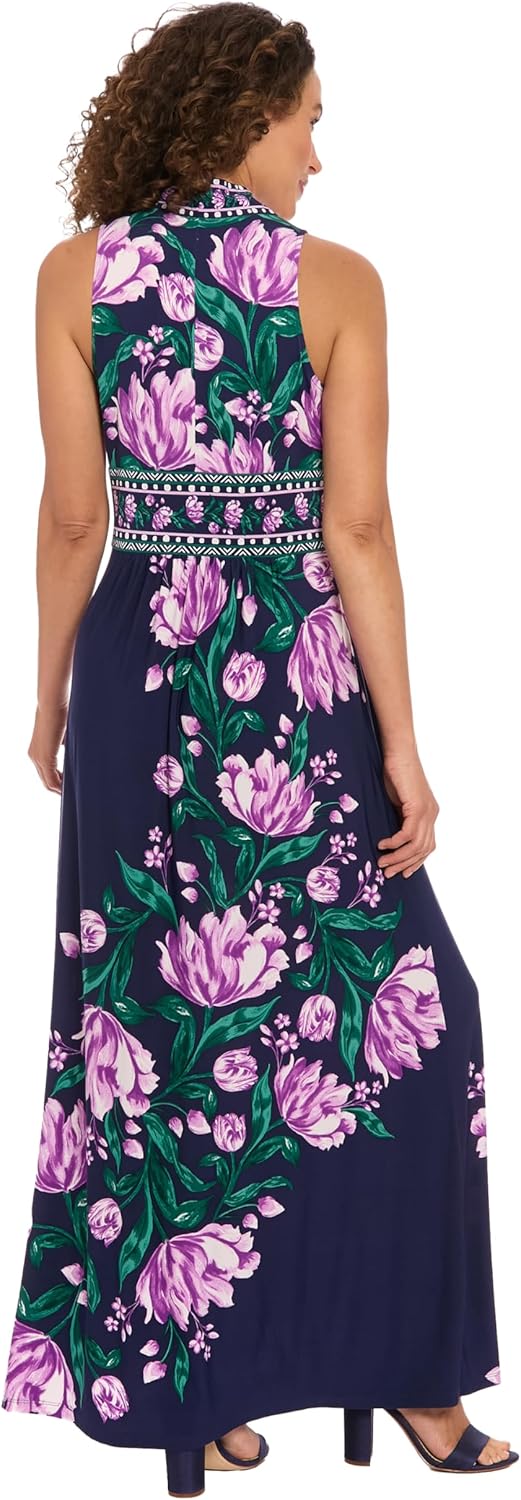 Women's V-Neck Sleeveless Maxi - Image 3