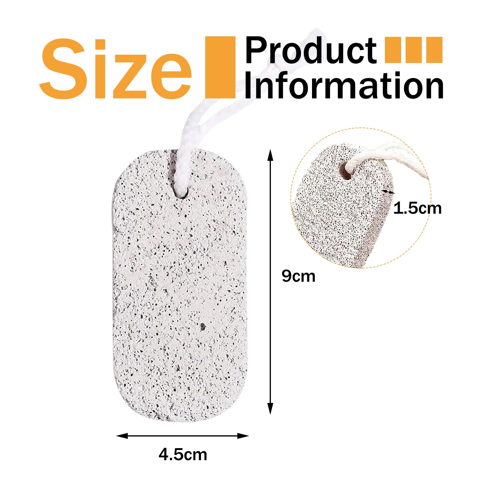 Pietra Pomice Naturale 2 Pezzi Pietra Pomice cura dei Piedi Pietra Lavica cura dei Piedi Pietra Pomice Naturale, Rimozione Calli e Peeling Piedi, per Piedi e Mani Una Detersione Delicata