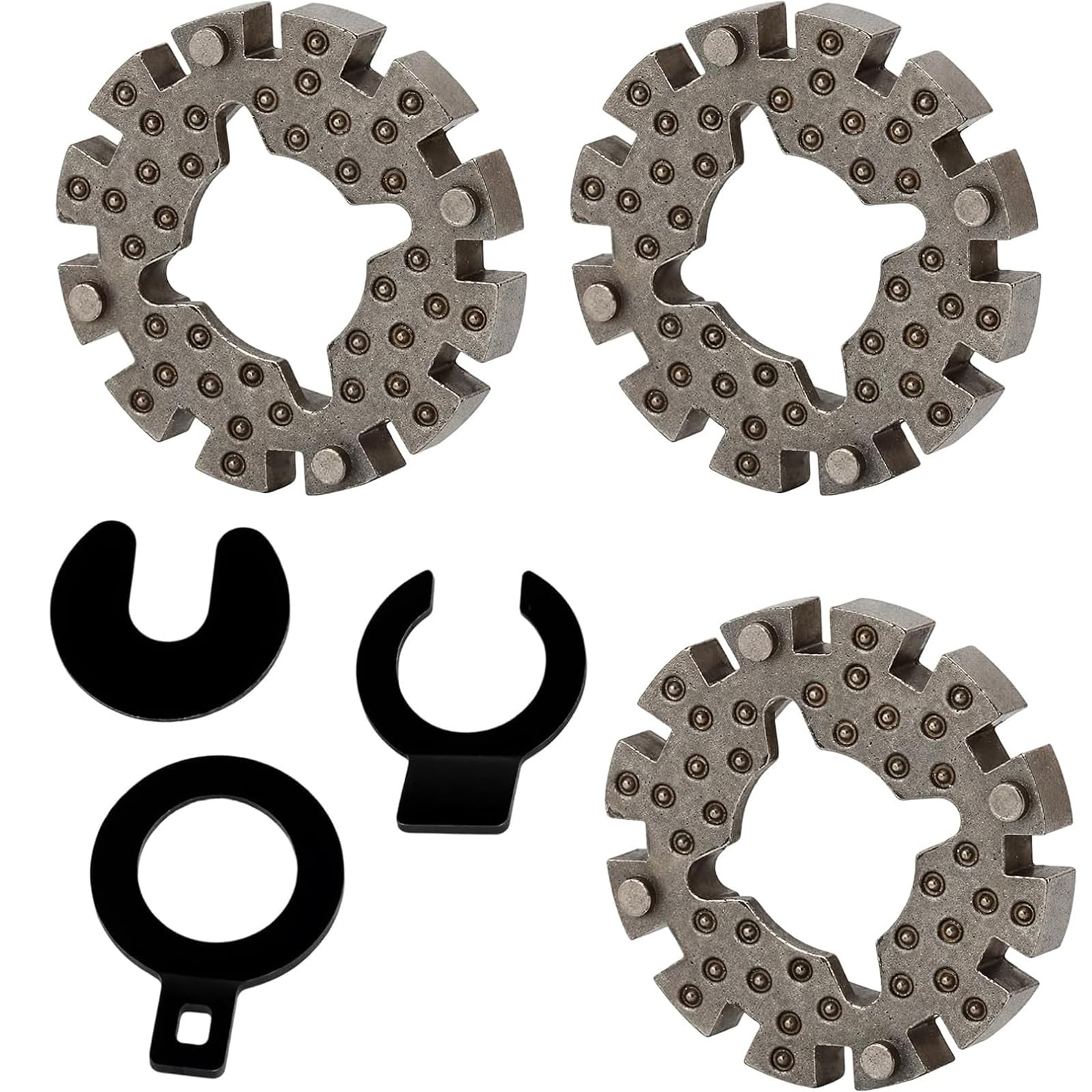 6Pcs Adapter, Compatible with Multi Tool, Includes Three Adapters and Three Washers, Multi Tool