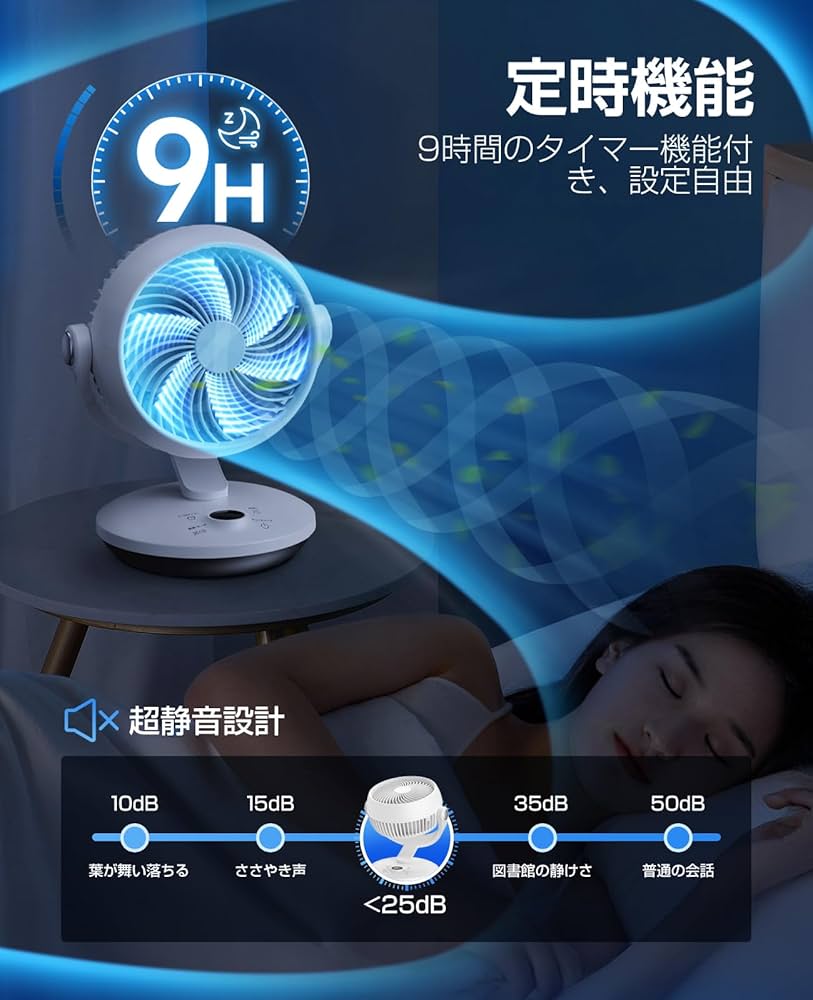 Amazon | サーキュレーター DCモーター【2025 先行発売モデル＆節電