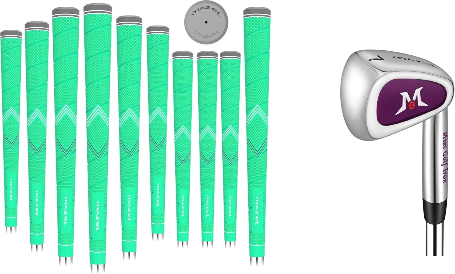 MAZEL Golf Grip & Golf Clubs,Bundle of 2