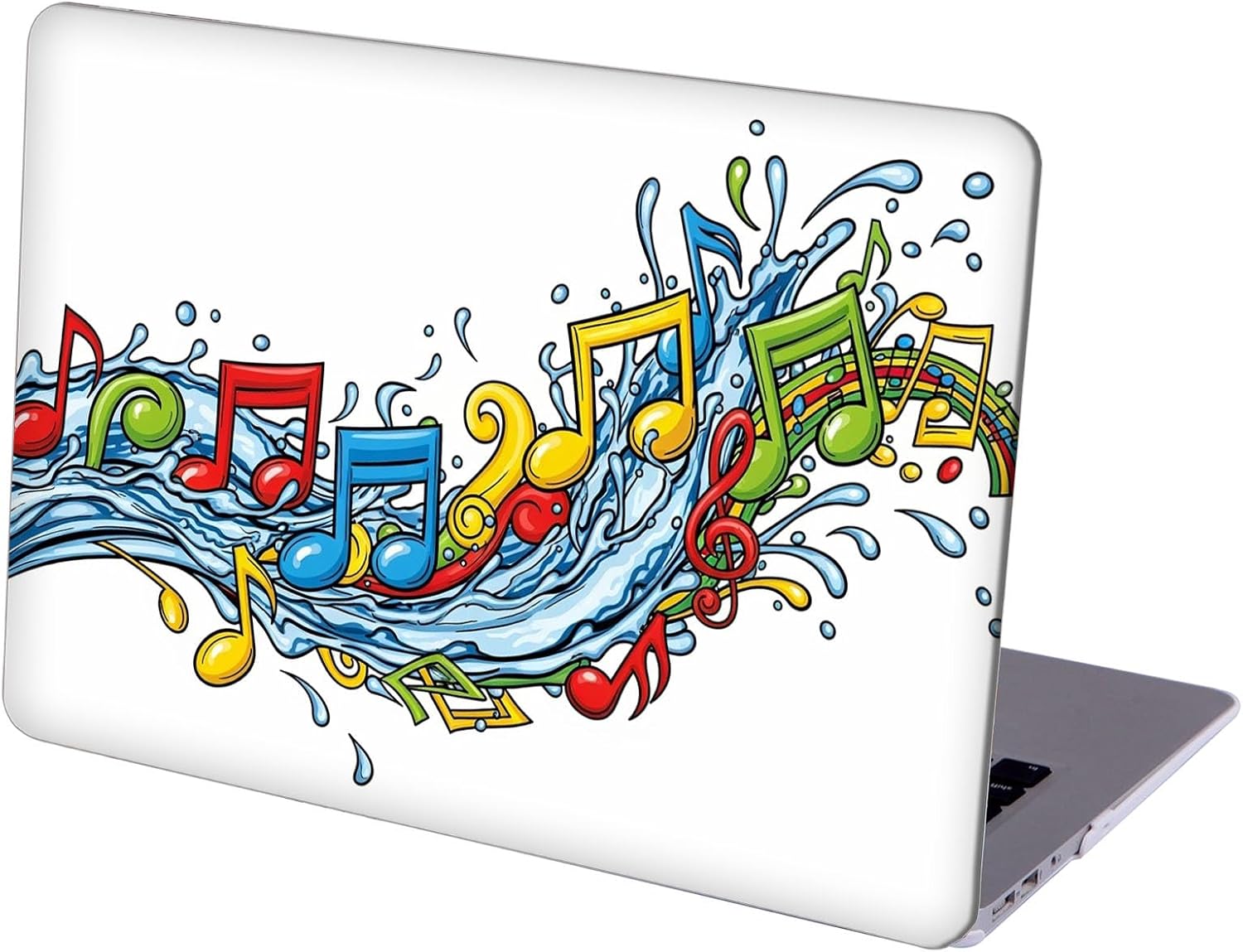 Compatible with MacBook Neo 13-inch, Hard Shell Case with Keyboard Cover and Screen Protector (A3404 A18 Pro chip, 2026 Release) - Music Note MC21844