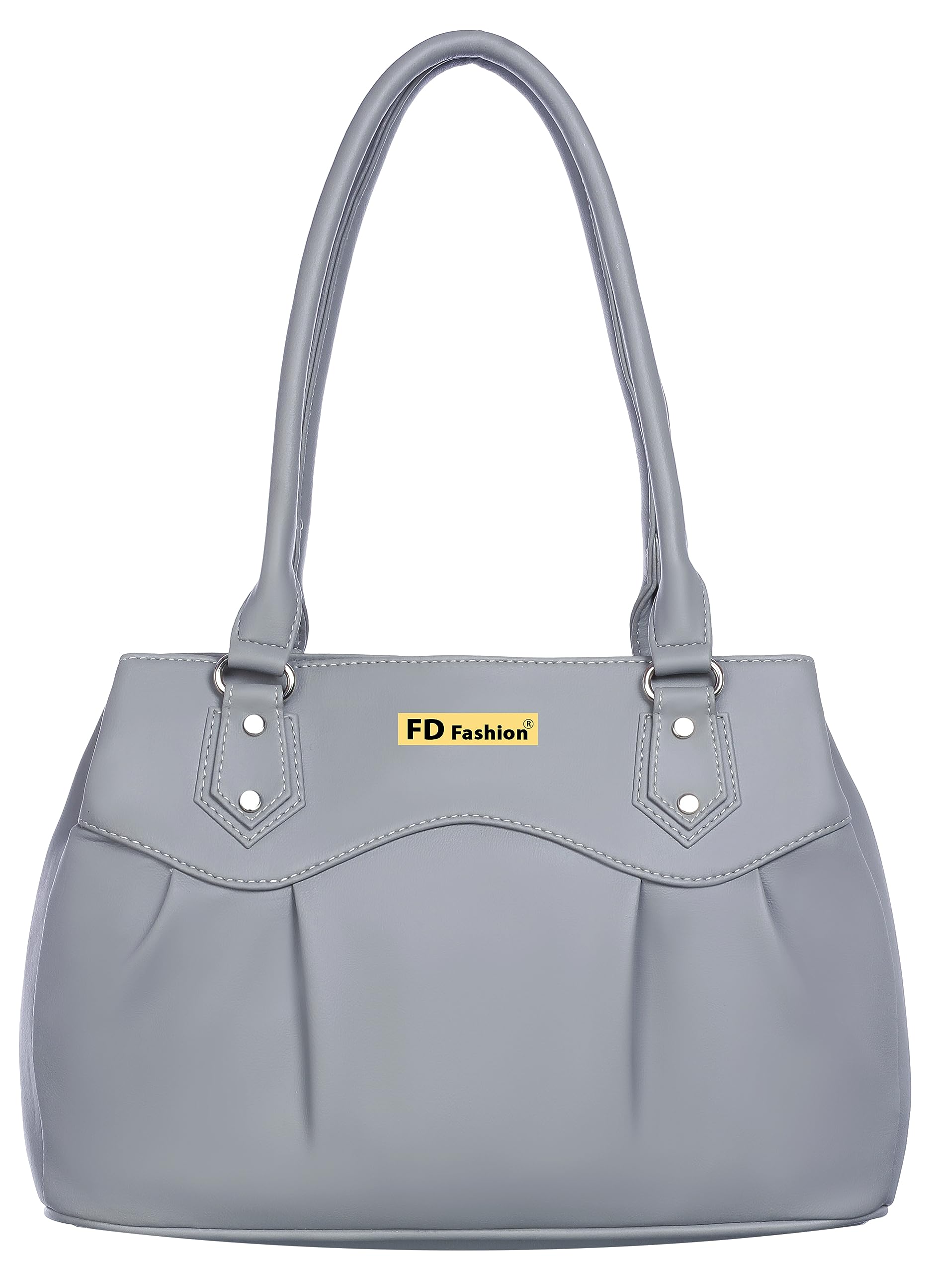 Fd Fashion Grey PU Leather women shoulder bag (B0CDSPX39G) Amazon Price History, Amazon Price Tracker