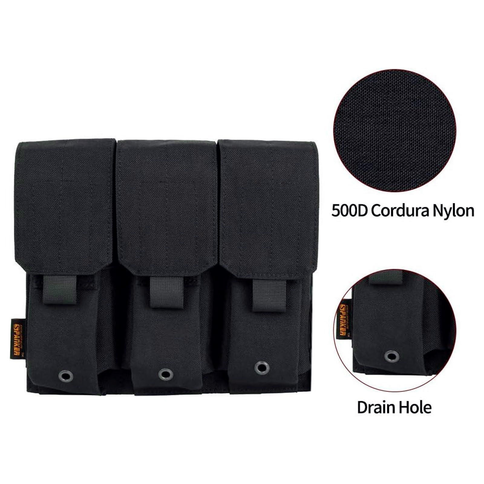 EXCELLENT ELITE SPANKER Tactical Molle Single/Double/Triple Mag Pouch für M4 M14 M16 AR15 AR10 G36 Magazin Fasst 2 Magazine