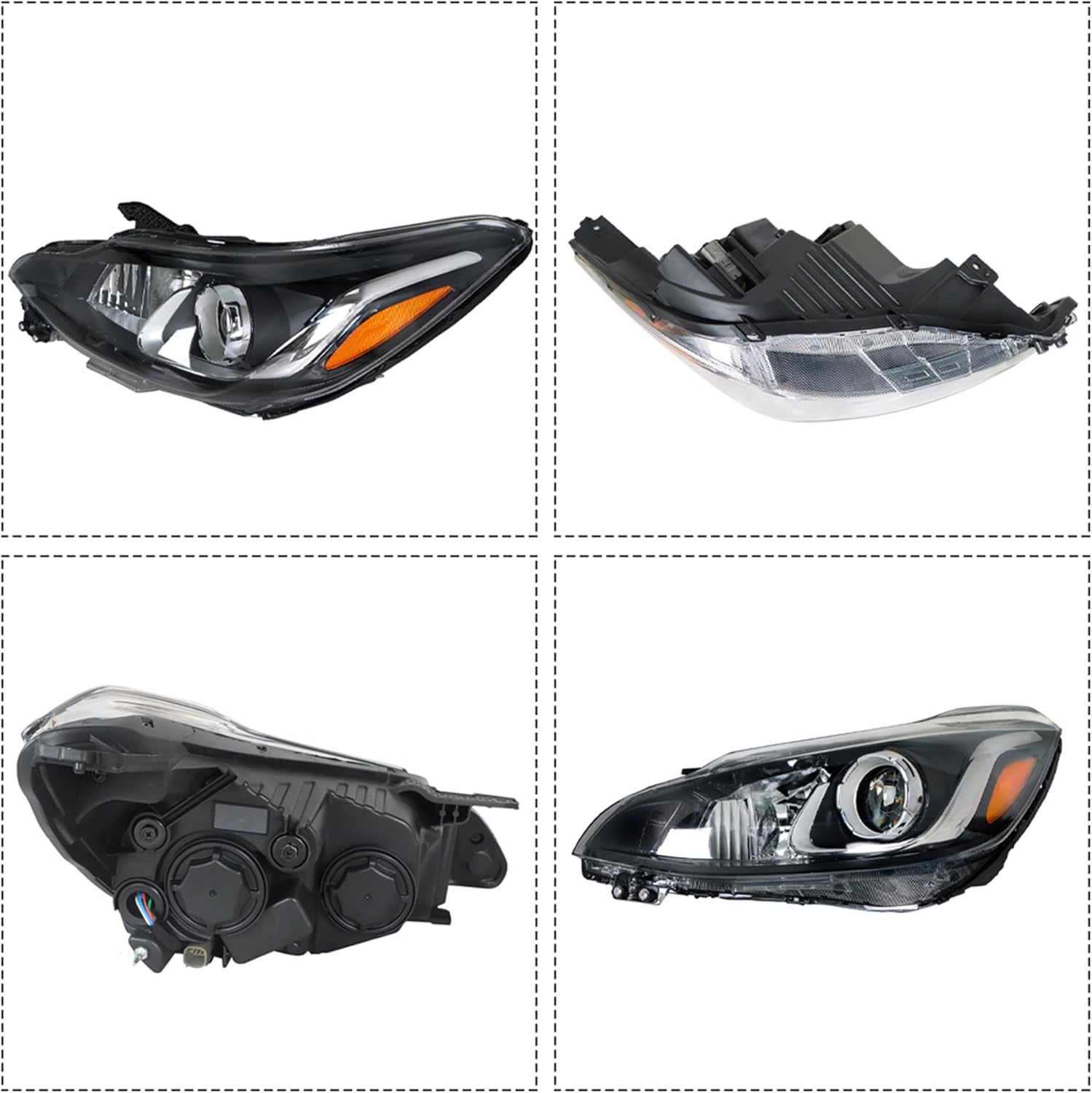 Driver Side Headlight Headlamp Assembly Halogen Replacement for Spark 2019 2020 2021 2022 Left LH Replacement for 42704893