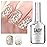 GAOY Glitter Gel Nail Polish, 16ml Champagne Sparkly Gel Polish, Diamond Shiny Glitter Soak Off UV Light Cure for Nail Art Home DIY Manicure, 1169