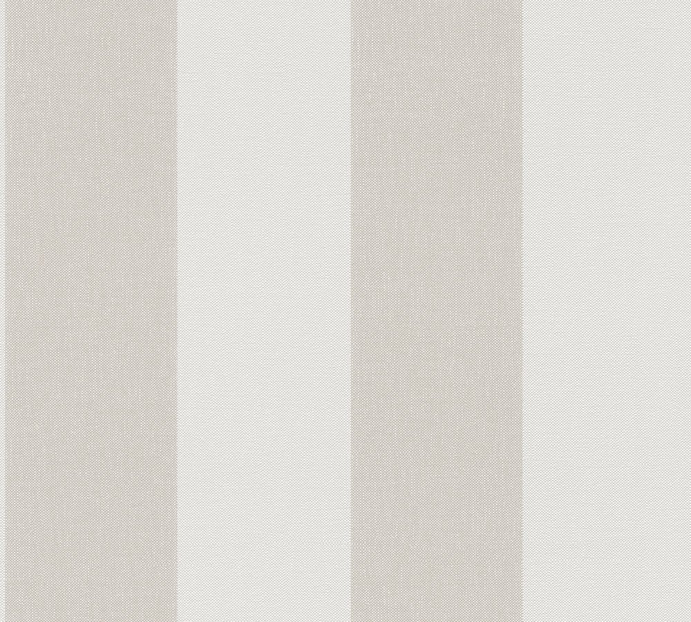 Papel pintado autoadhesivo de pared con rayas beige marrón crema de 2,5m