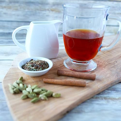 Miniatura 4 de Mrs. Patel's Té de lactancia, mezcla de especias Chai, rico y dulce para madres que amamantan y bombean, bebida helado o caliente, sin cafeína, sin