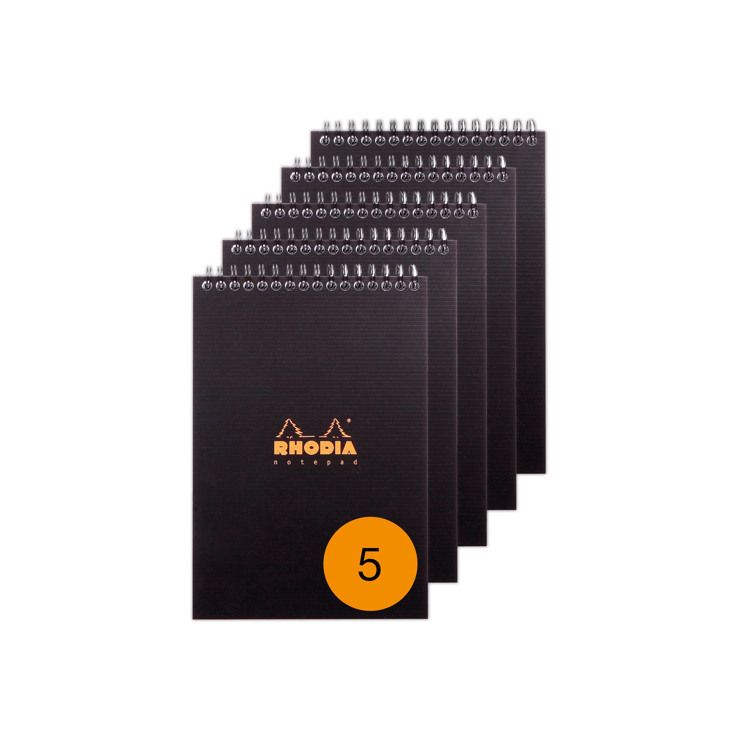 Bloc note Rhodia agrafé No. 8 - 74 x 210 mm - quadrillé - couverture orange Bloc note Rhodia agrafé No. 8 - 74 x 210 mm - quadrillé - couverture orange