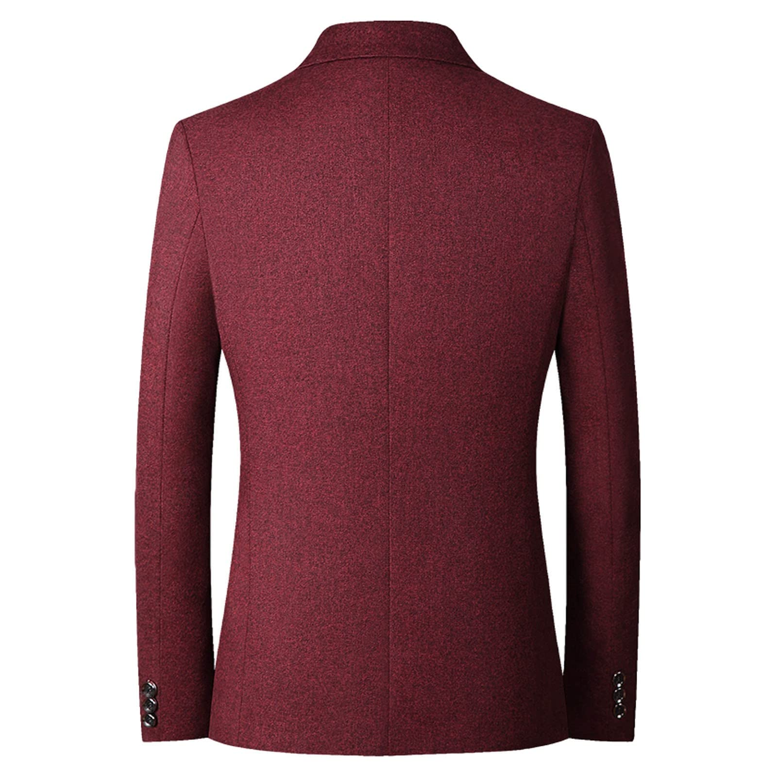 Blazer, giacca da uomo slim fit, giacca con due bottoni e tasche, taglie grandi, comoda, per il tempo libero, per il matrimonio, per il lavoro d'ufficio e formale