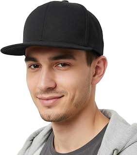 Tomorrow Fashion Unisex Solid Flat Brim Hip Hop Cap for Men and Women | Classic Adjustable Snapback Hat for Casual Summer ... Price In India