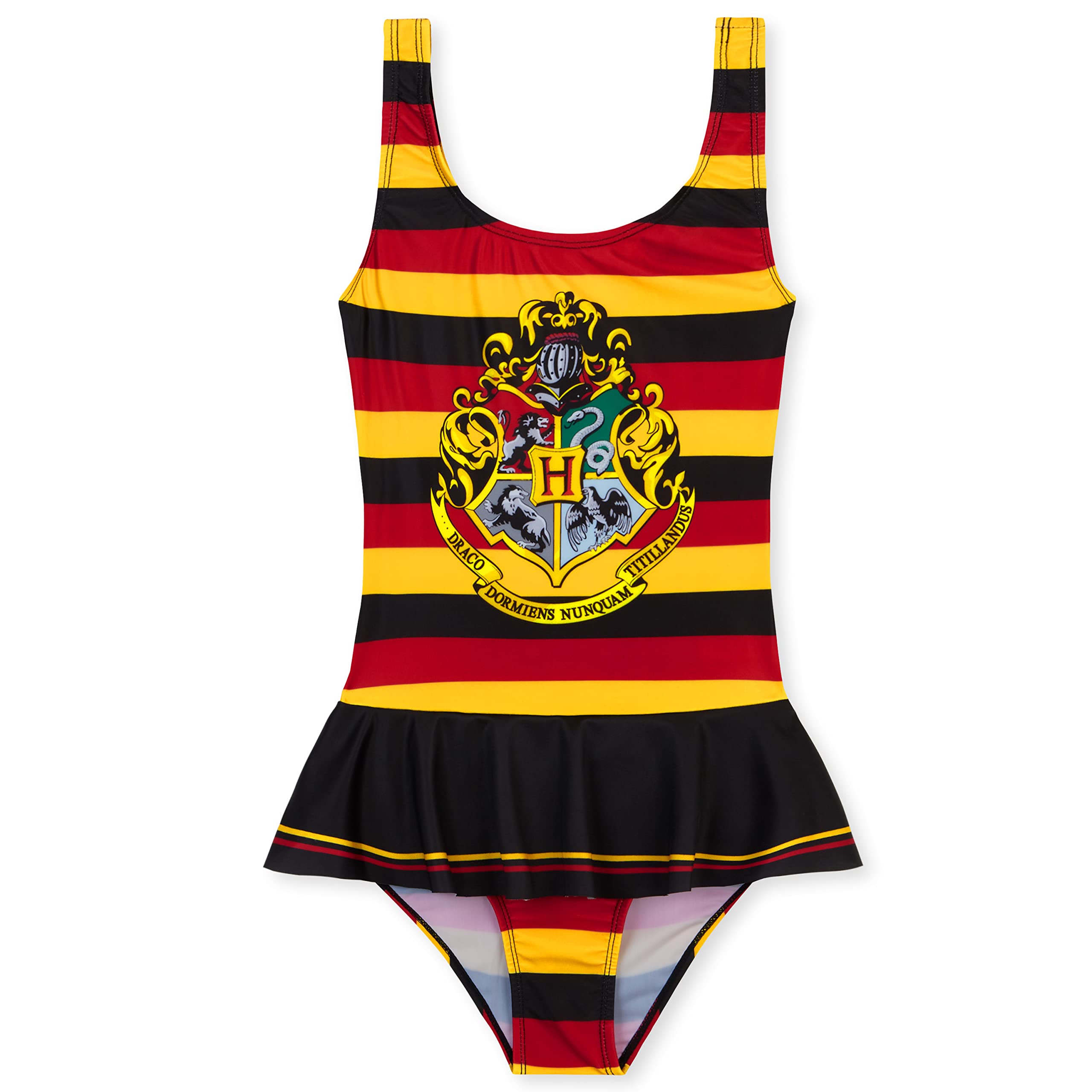 Harry Potter Dziewczęcy Kostium Kąpielowy Letnie Wakacje Niezbędne dla Dzieci Hogwart Nastolatki Stroje Kąpielowe dla Dzieci w Wieku 7-14 Lat Jednoczęściowy Kostium Kąpielowy na Plażę