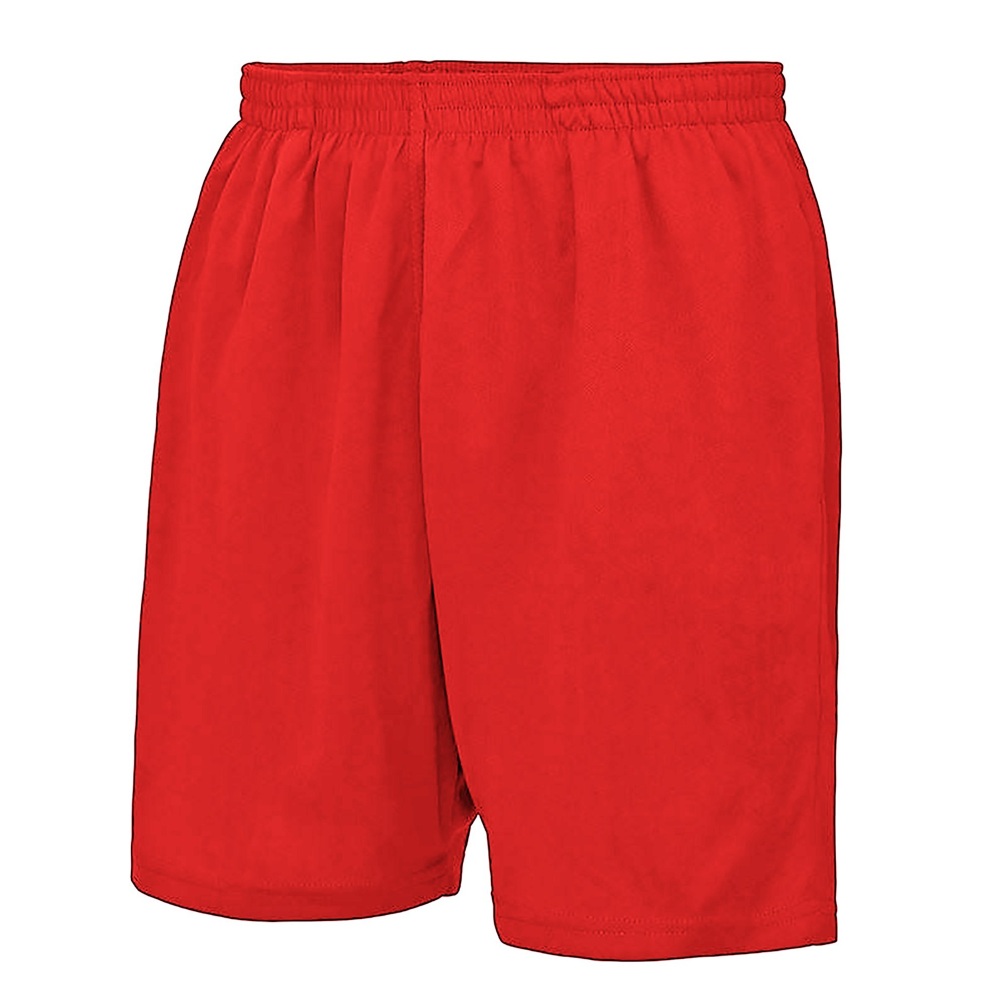 AWDis Just Cool JC80J Kids Cool Shorts - Fire Red - 12-13 Years