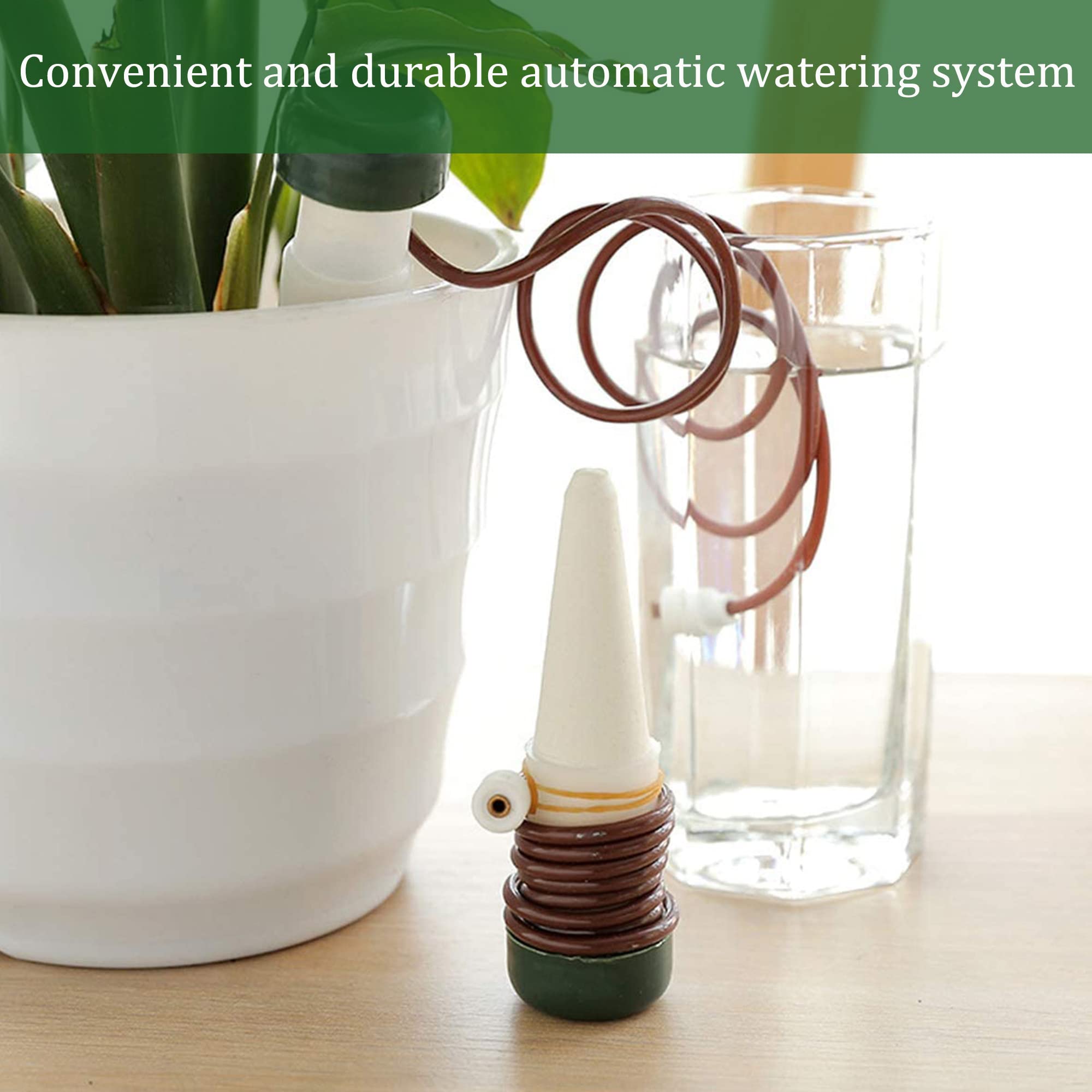 Kit Irrigazione A Goccia Automatico Con Pico Autoirrigante Per Vasi E Piante Da Giardino