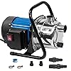 FLUENTPOWER 1HP Portable Garden Transfer Pump, 900GPH Electric Sprinkler Booster Pump, Shallow Well Jet Pump for Home Lawn Irrigation and Water Draining