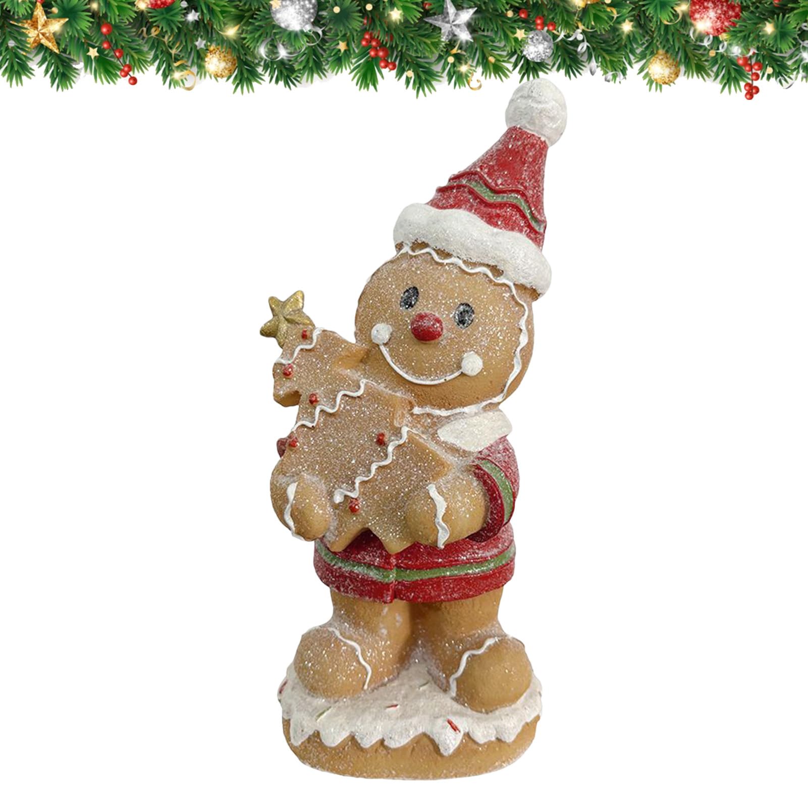 Sculpture décorative de Noël pour bureau et décoration de vitrine