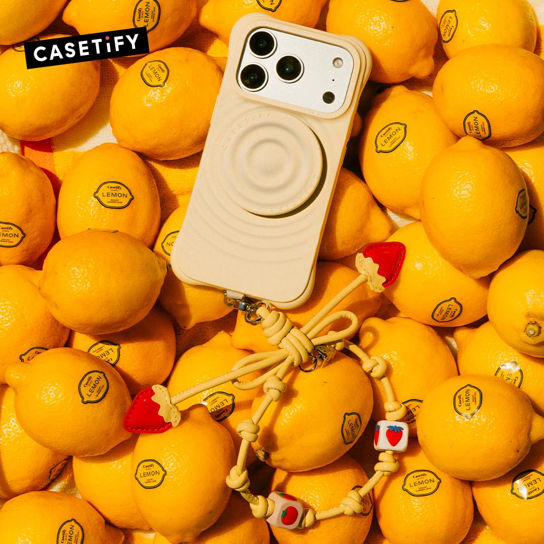 CASETiFY シリコンウェーブケース イエロー スマホケースiPhone Amazon.co.jp: CASETiFY iPhone 16 Pro Max 用 ケース ウェーブ