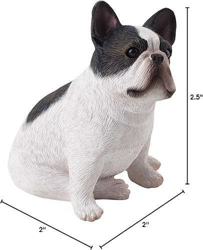 Miniatura 3 de Sandicast - Escultura de Bulldog francés, tamaño original, sentada