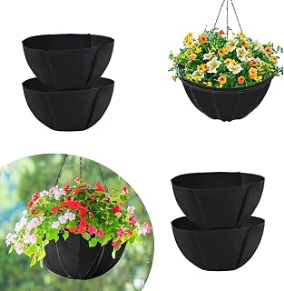 hehimhis 4Pcs 20 Inch Round Non-Woven Planter Liner