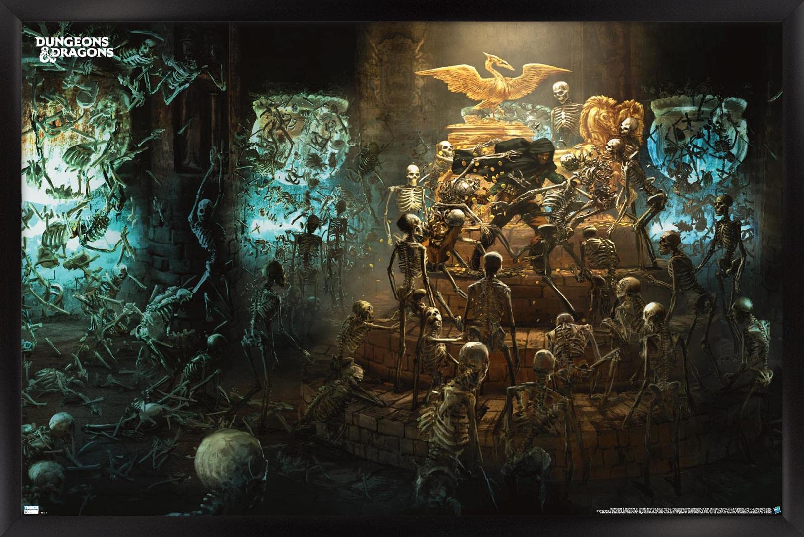 Dungeons and Dragons - Papazotl's Tomb Wall Poster, 34L" x 22.4W", Black Framed Version